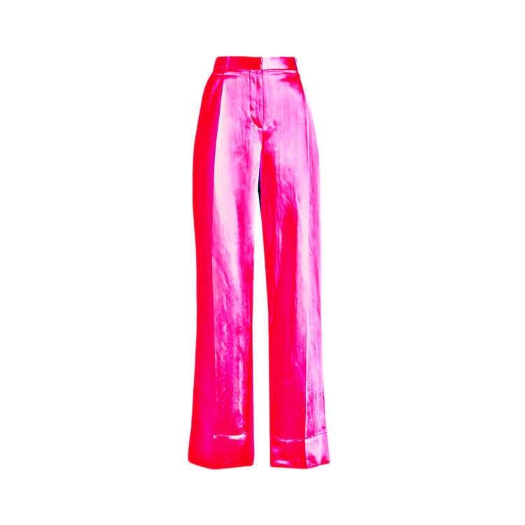 LIQUID TROUSER- FUCHSIA